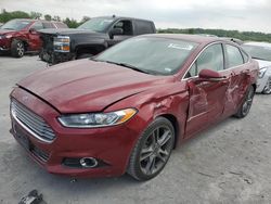 Salvage cars for sale at Cahokia Heights, IL auction: 2015 Ford Fusion Titanium