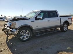 Salvage cars for sale from Copart Bakersfield, CA: 2018 Ford F150 Supercrew