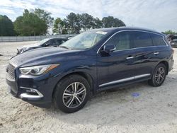 Salvage cars for sale at Loganville, GA auction: 2017 Infiniti QX60