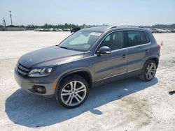 Salvage cars for sale at Arcadia, FL auction: 2012 Volkswagen Tiguan S