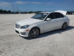Salvage cars for sale at Arcadia, FL auction: 2013 Mercedes-Benz C 250