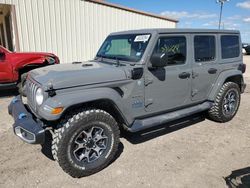 Salvage cars for sale at Temple, TX auction: 2021 Jeep Wrangler Unlimited Sahara 4XE