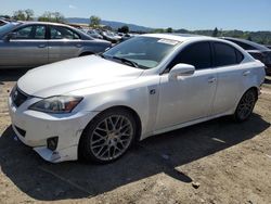 Salvage cars for sale from Copart San Martin, CA: 2012 Lexus IS 250