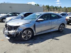 Salvage cars for sale from Copart Exeter, RI: 2018 Honda Civic EXL