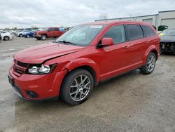 Salvage cars for sale from Copart Kansas City, KS: 2018 Dodge Journey GT