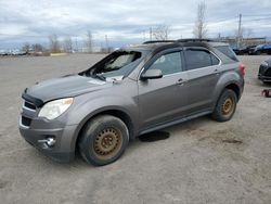 Salvage cars for sale from Copart Montreal Est, QC: 2011 Chevrolet Equinox LT