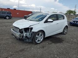 Salvage cars for sale at Homestead, FL auction: 2016 Chevrolet Sonic LTZ