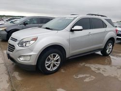 Salvage cars for sale at Grand Prairie, TX auction: 2016 Chevrolet Equinox LT