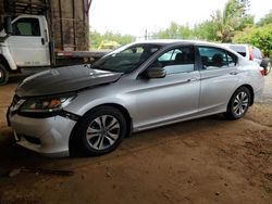 Honda Accord lx salvage cars for sale: 2015 Honda Accord LX