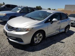 Salvage cars for sale from Copart Mentone, CA: 2013 Honda Civic LX
