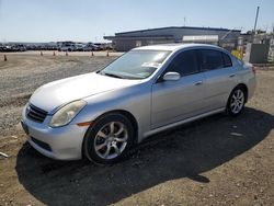 Infiniti G35 salvage cars for sale: 2006 Infiniti G35