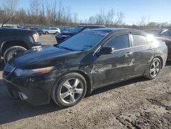 Salvage cars for sale at Leroy, NY auction: 2012 Acura TSX Tech