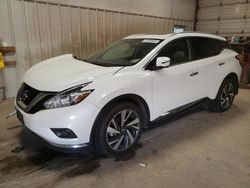 Salvage cars for sale from Copart Abilene, TX: 2018 Nissan Murano S