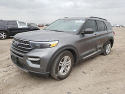 Salvage cars for sale from Copart Houston, TX: 2021 Ford Explorer XLT