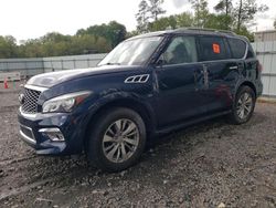 Salvage cars for sale at Augusta, GA auction: 2016 Infiniti QX80