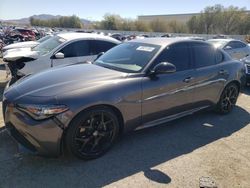 Salvage cars for sale at Las Vegas, NV auction: 2020 Alfa Romeo Giulia