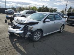 Salvage cars for sale from Copart Denver, CO: 2010 Toyota Corolla Base