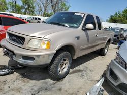 Salvage trucks for sale at Bridgeton, MO auction: 1998 Ford F150