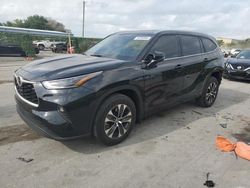 Toyota Highlander salvage cars for sale: 2021 Toyota Highlander XLE