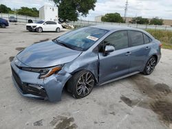 Salvage cars for sale at Orlando, FL auction: 2022 Toyota Corolla SE