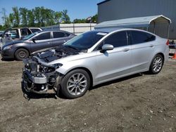 Salvage cars for sale at Spartanburg, SC auction: 2017 Ford Fusion SE