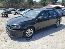 Salvage cars for sale at Mendon, MA auction: 2013 Volkswagen Jetta Hybrid