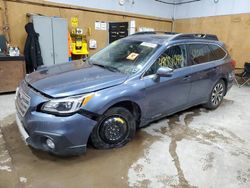Salvage cars for sale at Kincheloe, MI auction: 2017 Subaru Outback 3.6R Limited