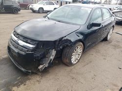 Salvage cars for sale at New Britain, CT auction: 2010 Ford Fusion Hybrid