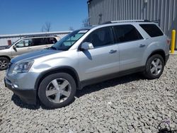 Salvage cars for sale from Copart Appleton, WI: 2011 GMC Acadia SLT-1