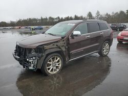 Salvage cars for sale at Windham, ME auction: 2014 Jeep Grand Cherokee Summit