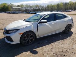 Salvage cars for sale from Copart Charles City, VA: 2018 Honda Civic Sport