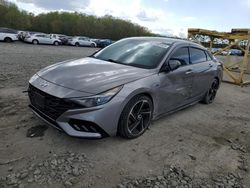 Salvage cars for sale at Windsor, NJ auction: 2021 Hyundai Elantra N Line