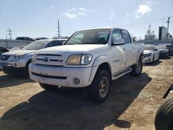 Salvage cars for sale at Chicago Heights, IL auction: 2004 Toyota Tundra Double Cab Limited