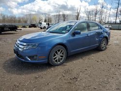 Salvage cars for sale from Copart Central Square, NY: 2010 Ford Fusion SEL