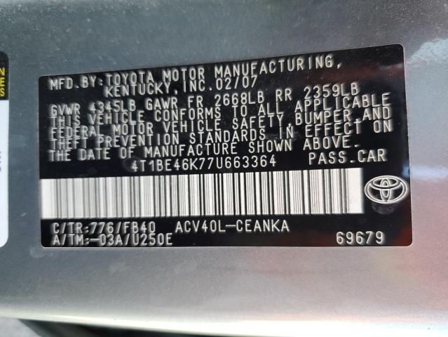 2007 Toyota Camry CE