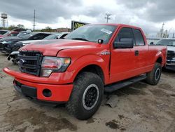 Salvage cars for sale at Chicago Heights, IL auction: 2013 Ford F150 Super Cab