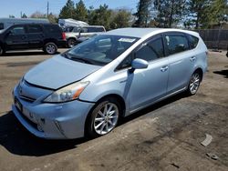 Toyota Prius salvage cars for sale: 2012 Toyota Prius V