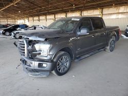 Salvage cars for sale at Phoenix, AZ auction: 2016 Ford F150 Supercrew