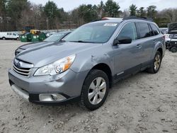 Salvage cars for sale at Mendon, MA auction: 2011 Subaru Outback 2.5I Limited