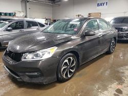 Salvage cars for sale from Copart Elgin, IL: 2016 Honda Accord EX