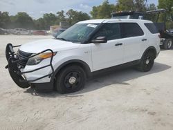 Salvage cars for sale from Copart Ocala, FL: 2015 Ford Explorer Police Interceptor