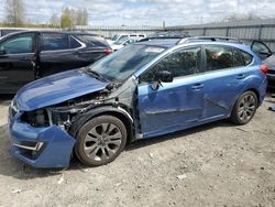 Salvage cars for sale from Copart Arlington, WA: 2016 Subaru Impreza Sport Premium