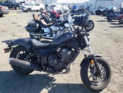 Salvage motorcycles for sale at Vallejo, CA auction: 2022 Honda CMX500 A