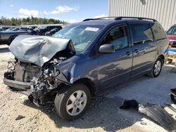 Salvage cars for sale at Franklin, WI auction: 2009 Toyota Sienna CE