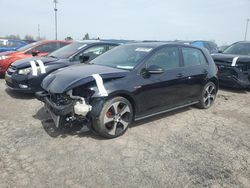 Salvage cars for sale from Copart Woodhaven, MI: 2016 Volkswagen GTI S/SE