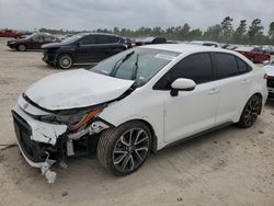 Salvage cars for sale at Houston, TX auction: 2020 Toyota Corolla SE