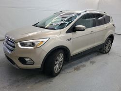 Salvage cars for sale at Houston, TX auction: 2018 Ford Escape Titanium
