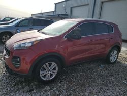 Salvage cars for sale at Wayland, MI auction: 2018 KIA Sportage LX