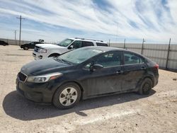 Salvage cars for sale from Copart Andrews, TX: 2017 KIA Forte LX