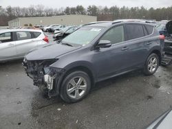 Salvage cars for sale from Copart Exeter, RI: 2015 Toyota Rav4 XLE